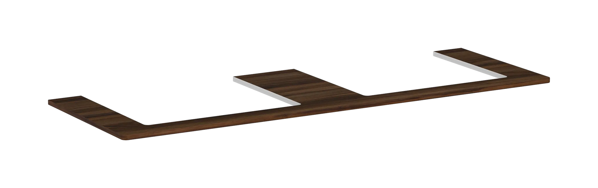 Hansgrohe Xelu Q Konsole 1560⁄550, Nussbaum Dunkel