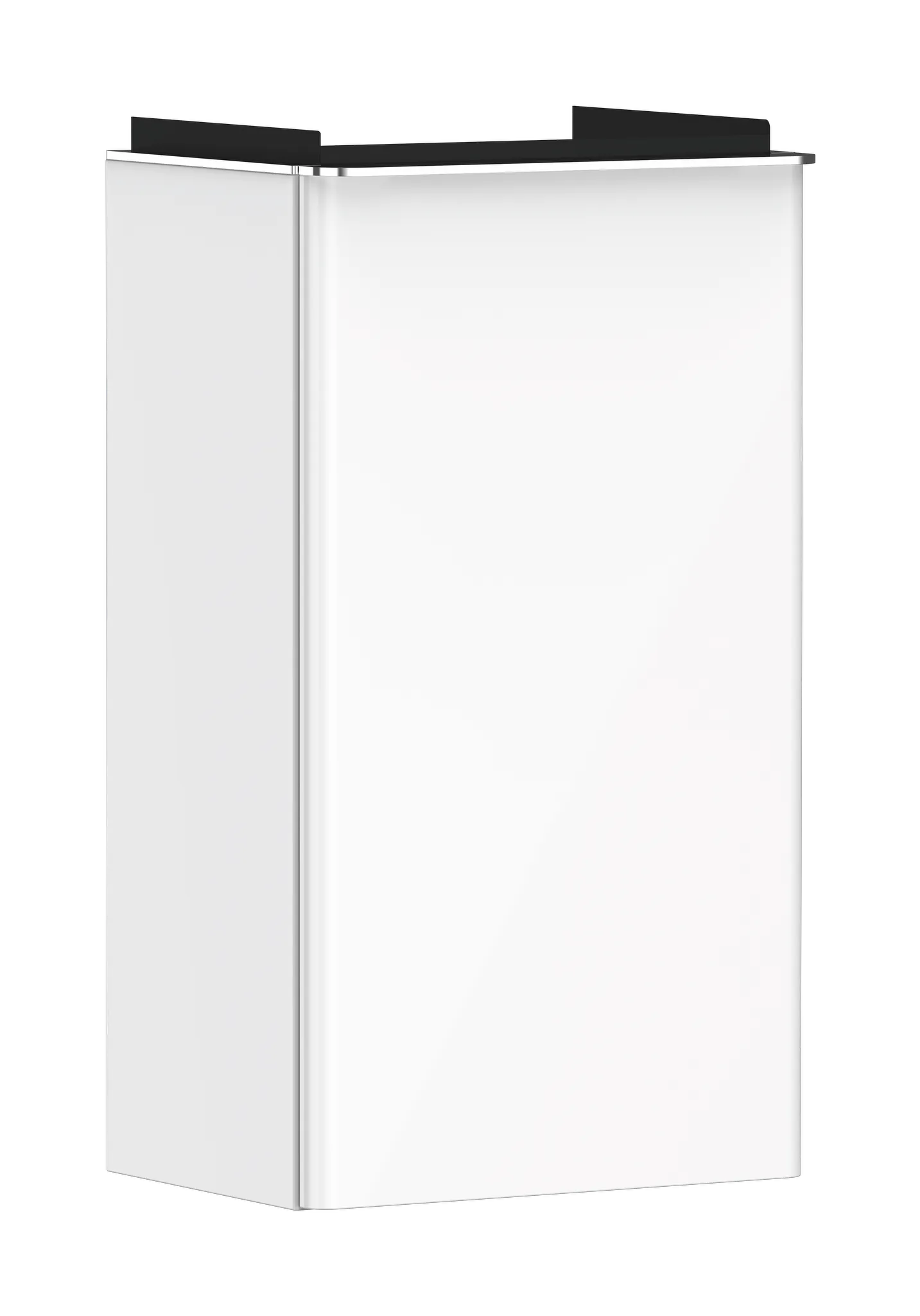 Hansgrohe Xelu Q Waschtischunterschrank Weiß Hochglanz 340x245mm, Türanschlag links, Chrom Hansgrohe Xelu Q Waschtischunterschrank Weiß Hochglanz 340x245mm, Türanschlag links, Chrom