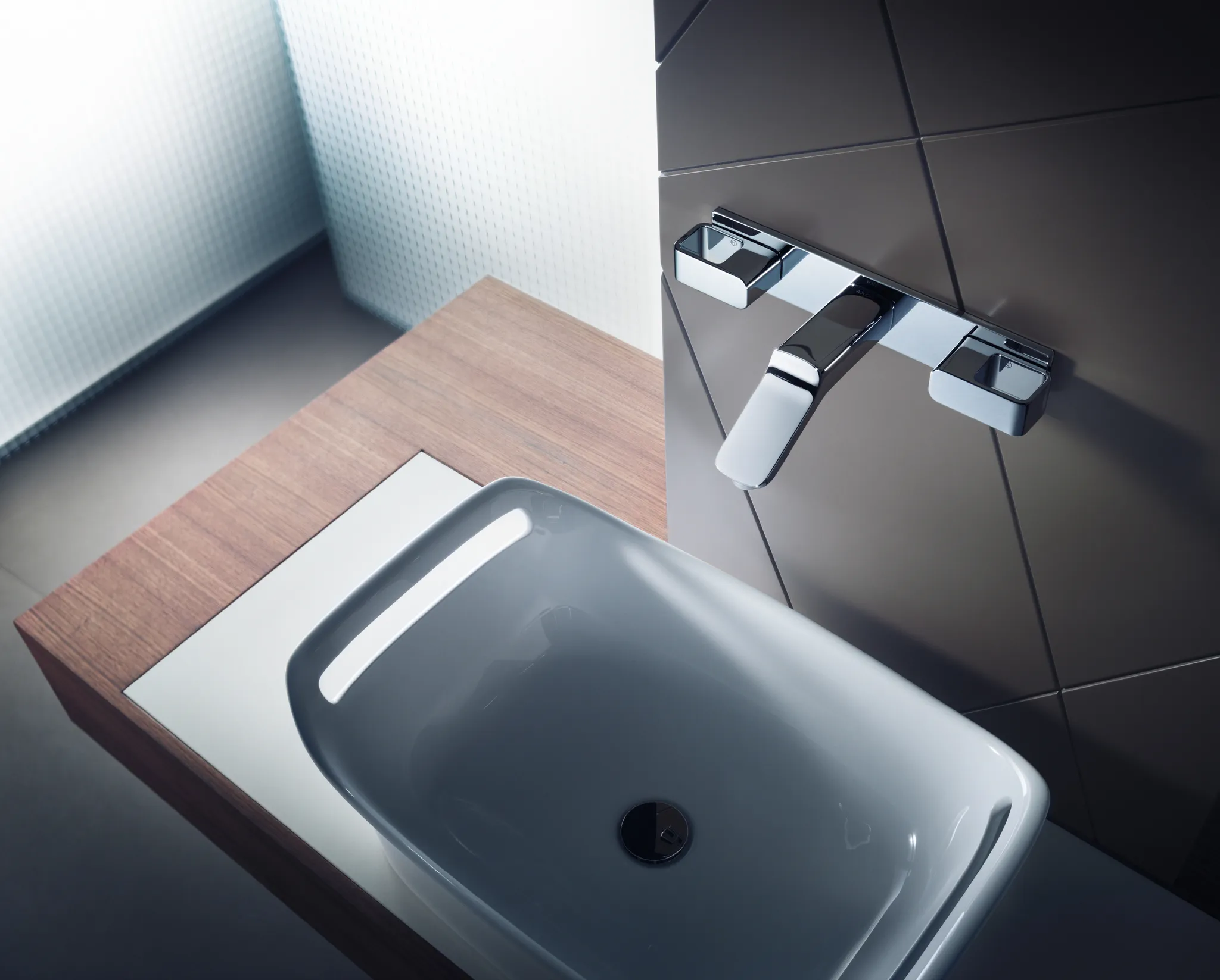 Hansgrohe AXOR Urquiola 3-Loch Waschtischarmatur Unterputz Chrom Hansgrohe AXOR Urquiola 3-Loch Waschtischarmatur Unterputz Chrom