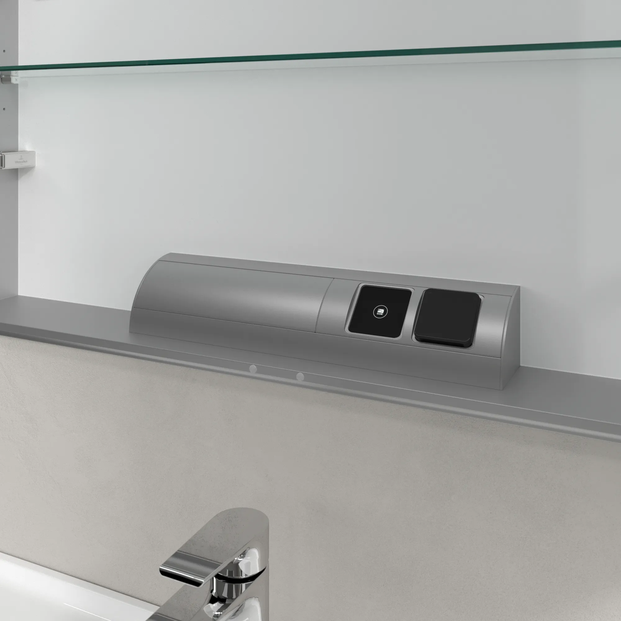Villeroy & Boch Unterputz-Spiegelschrank „My View-In“ 80,1 × 74,7 × 10,7 × 10,7 cm