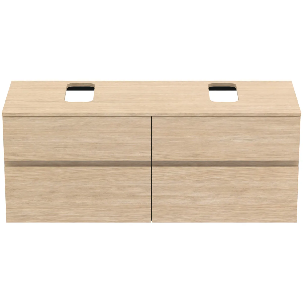 Ideal Standard Waschtischunterschrank Finesse E3507US, 1402x505x558mm, Eiche weiß Ideal Standard Waschtischunterschrank Finesse E3507US, 1402x505x558mm, Eiche weiß