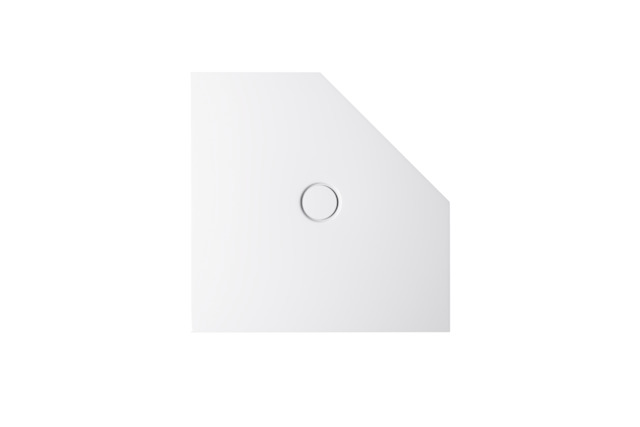 Bette fünfeck Duschwanne „BetteFloor Caro“ 100 × 100 cm in Weiß