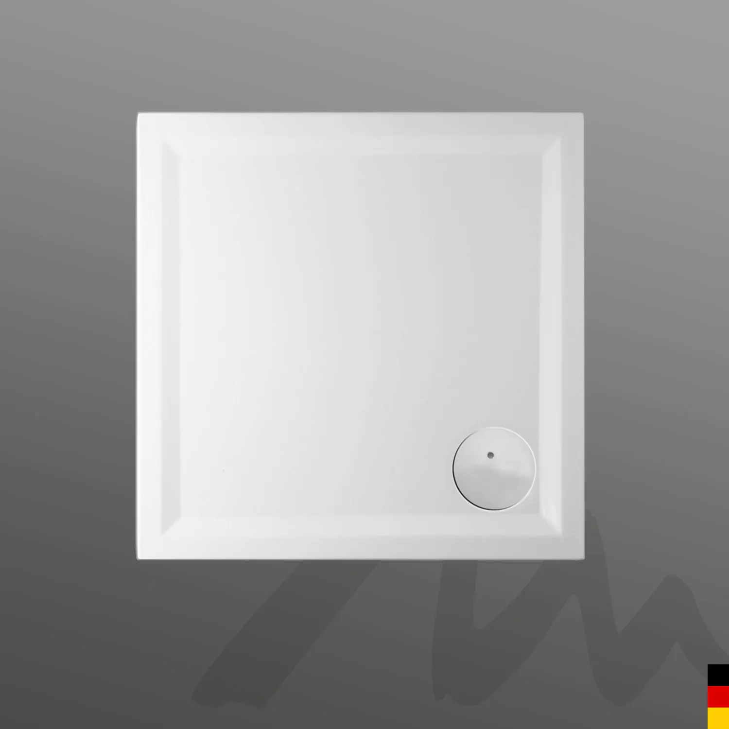 Mauersberger lutea Acryl-Duschwannen-Einheit 80⁄80 weiß