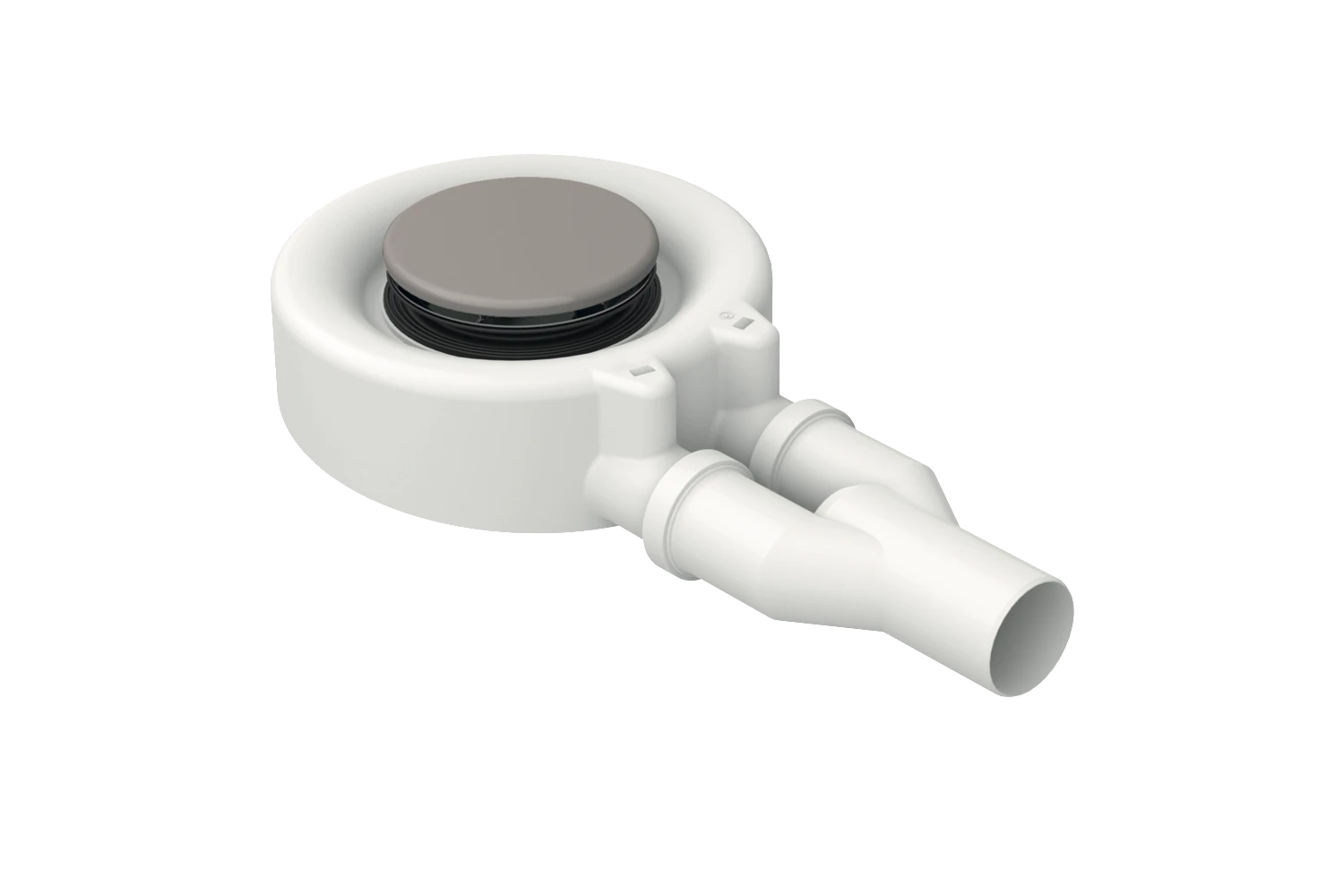 Bette Ablaufgarnitur für Duschwannen „BetteScope“ Modell B574 90 × 80 mm, ohne Überlauf in Dust