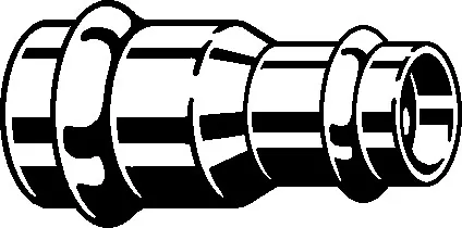 „Profipress“ Muffe reduziert 22 × 18 mm