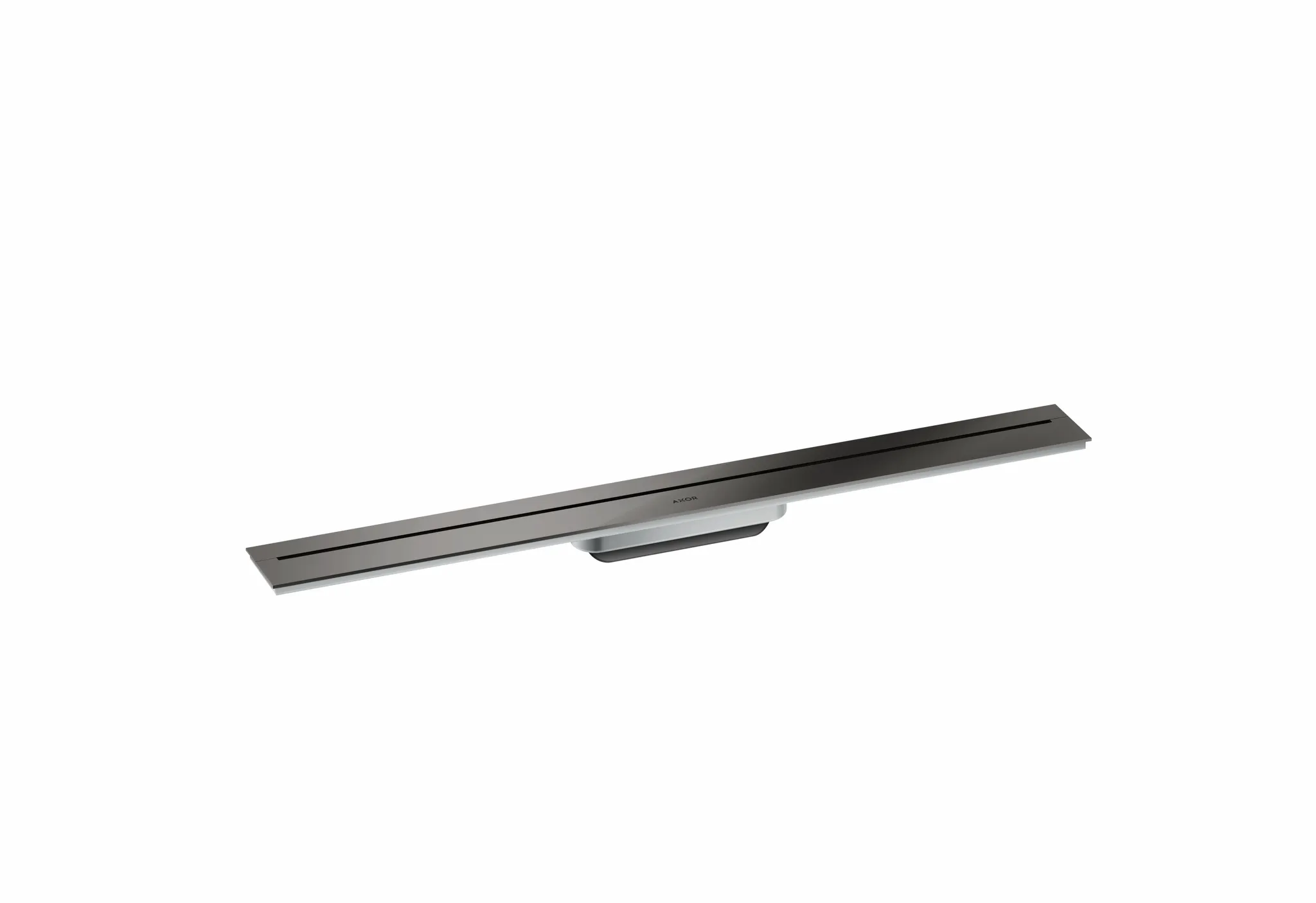 Hansgrohe AXOR Drain Fertigset Duschrinne 800 mm Polished Black Chrome wandangebunden