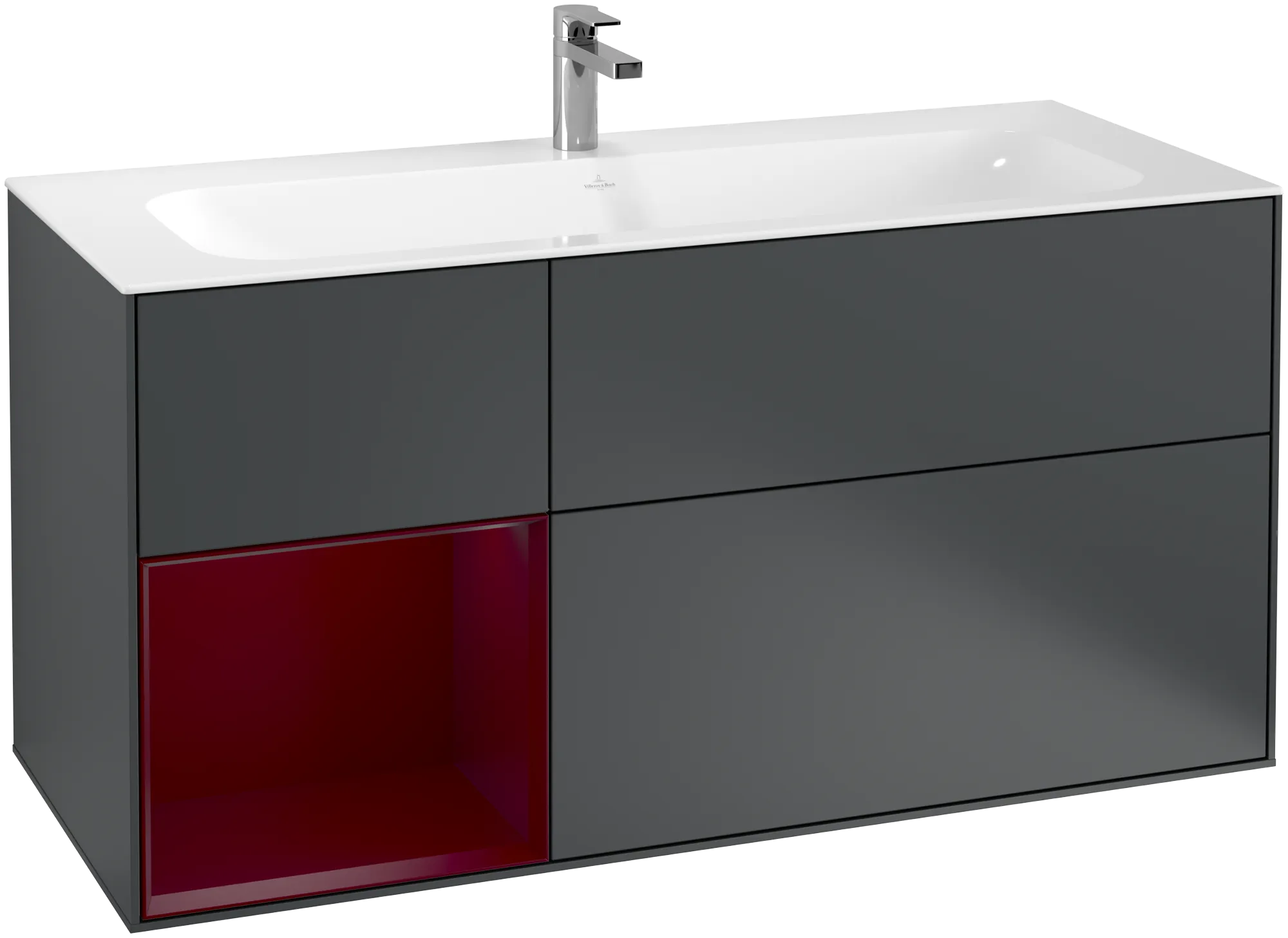 Villeroy & Boch Finion Waschbeckenunterschrank G06, Midnight Blue Matt / Peony Matt