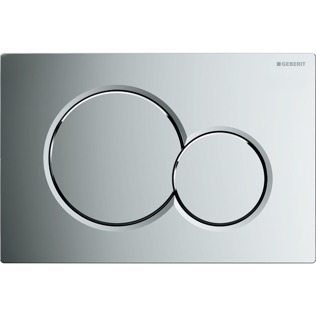 Geberit Betätigungsplatte „Sigma01“ 1,3 × 16,4 cm in glanzverchromt Geberit Betätigungsplatte „Sigma01“ 1,3 × 16,4 cm in glanzverchromt