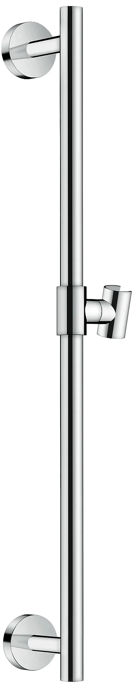 Hansgrohe Unica Brausestange Comfort 65 cm, Chrom – verstellbarer Neigungswinkel, 700 mm Länge, 25 mm Durchmesser