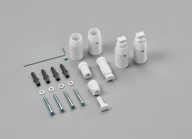 Zehnder Montageset für Elektroheizkörper „Universal“ in weiß Zehnder Montageset für Elektroheizkörper „Universal“ in weiß