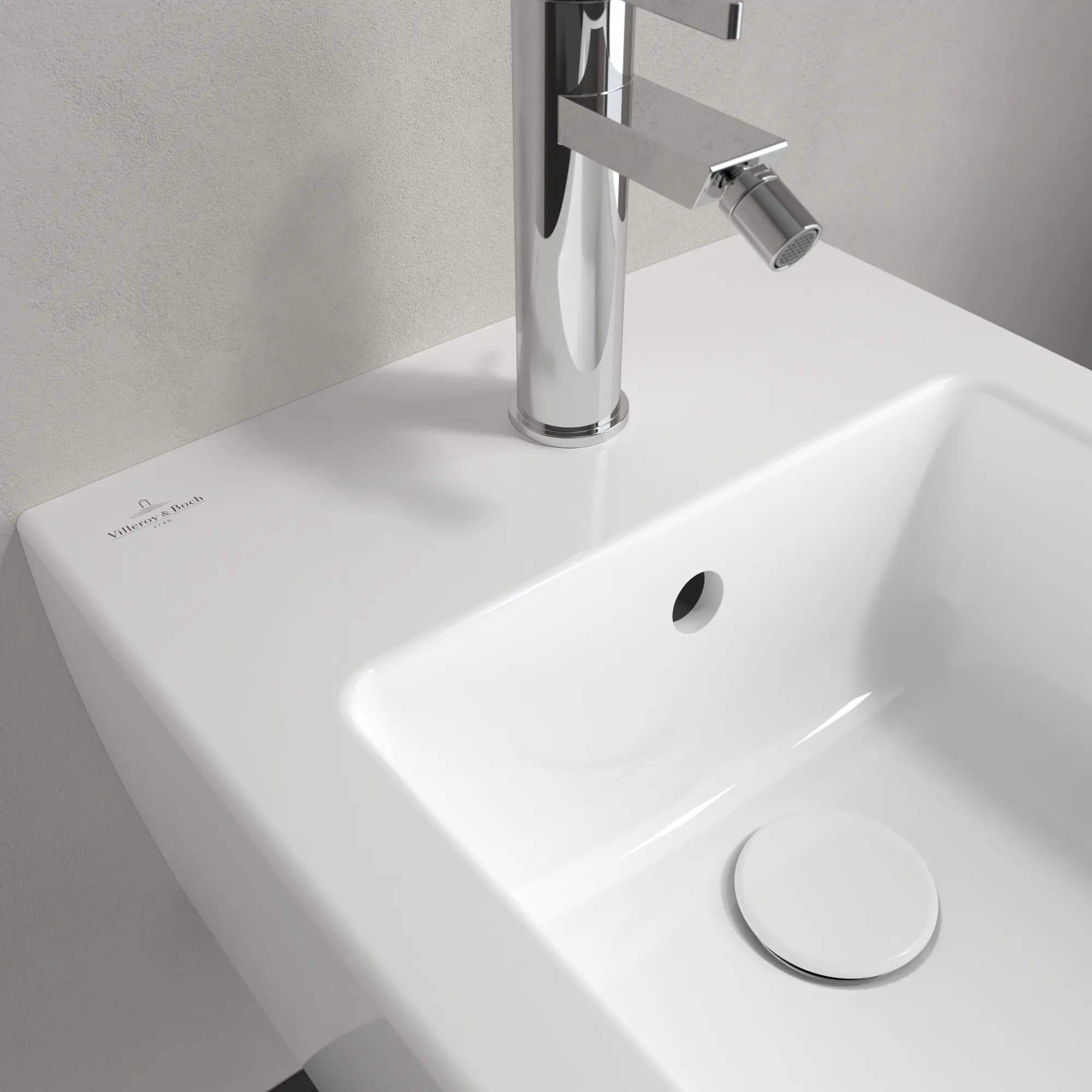 Bidet „Memento 2.0“, Befestigung verdeckt 37,5 × 23 × 56 × 56 cm