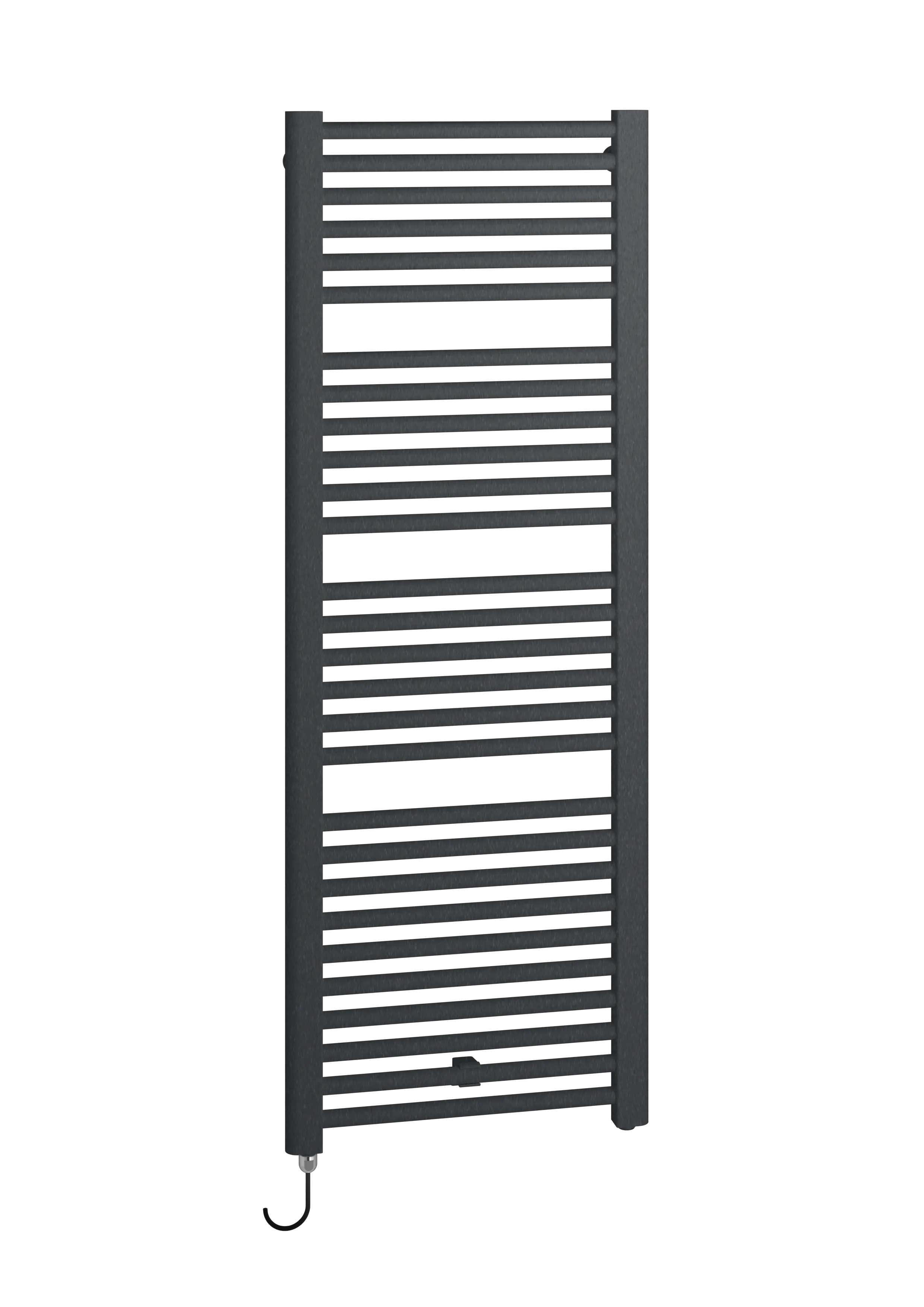 Kermi Elektroheizkörper „Basic®-E“ 52,4 × 80,4 cm in glanzsilber Metallic