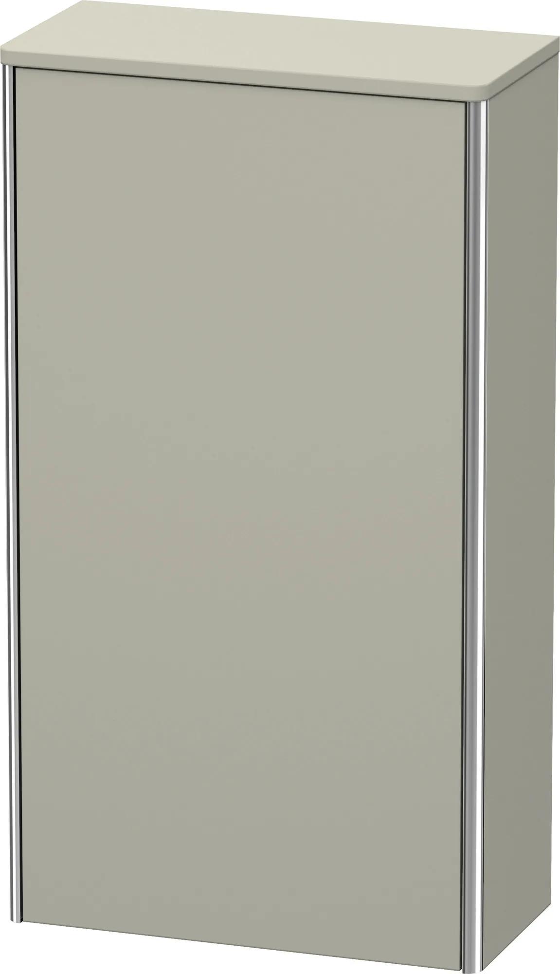 Duravit Halbhochschrank „XSquare“ 50 × 89,6 × 23,6 cm Taupe Seidenmatt Duravit Halbhochschrank „XSquare“ 50 × 89,6 × 23,6 cm Taupe Seidenmatt