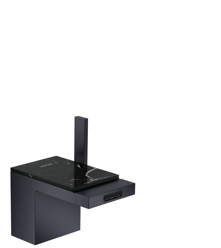 Hansgrohe AXOR MyEdition Platte Marmor Nero Marquina, Länge 117 mm, abnehmbar