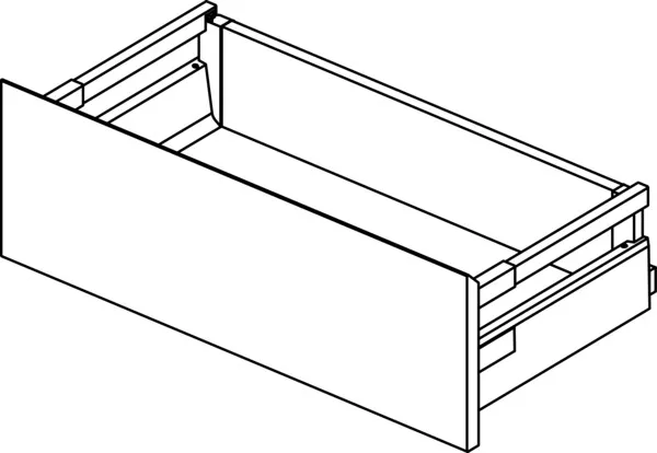 Ideal Standard Connect Air Obere Schublade, Neutral, für Doppelwaschtischunterschrank 1300 mm