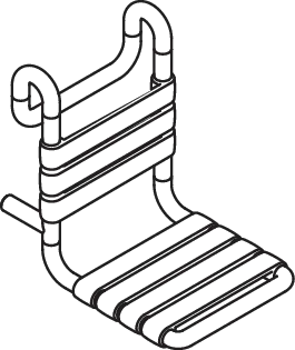 Einhängesitz „Serie 801“ in Felsgrau Einhängesitz „Serie 801“ in Felsgrau