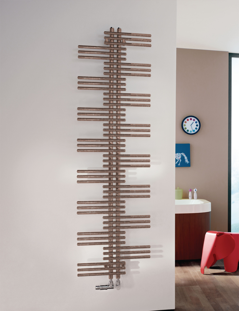 Zehnder Design-Heizkörper „Yucca“ für Warmwasser-Zentralheizung oder gemischten Betrieb mit 50 mm-Mittelanschluss einlagig 80 × 177,2 cm in Terracotta Faded Zehnder Design-Heizkörper „Yucca“ für Warmwasser-Zentralheizung oder gemischten Betrieb mit 50 mm-Mittelanschluss einlagig 80 × 177,2 cm in Terracotta Faded