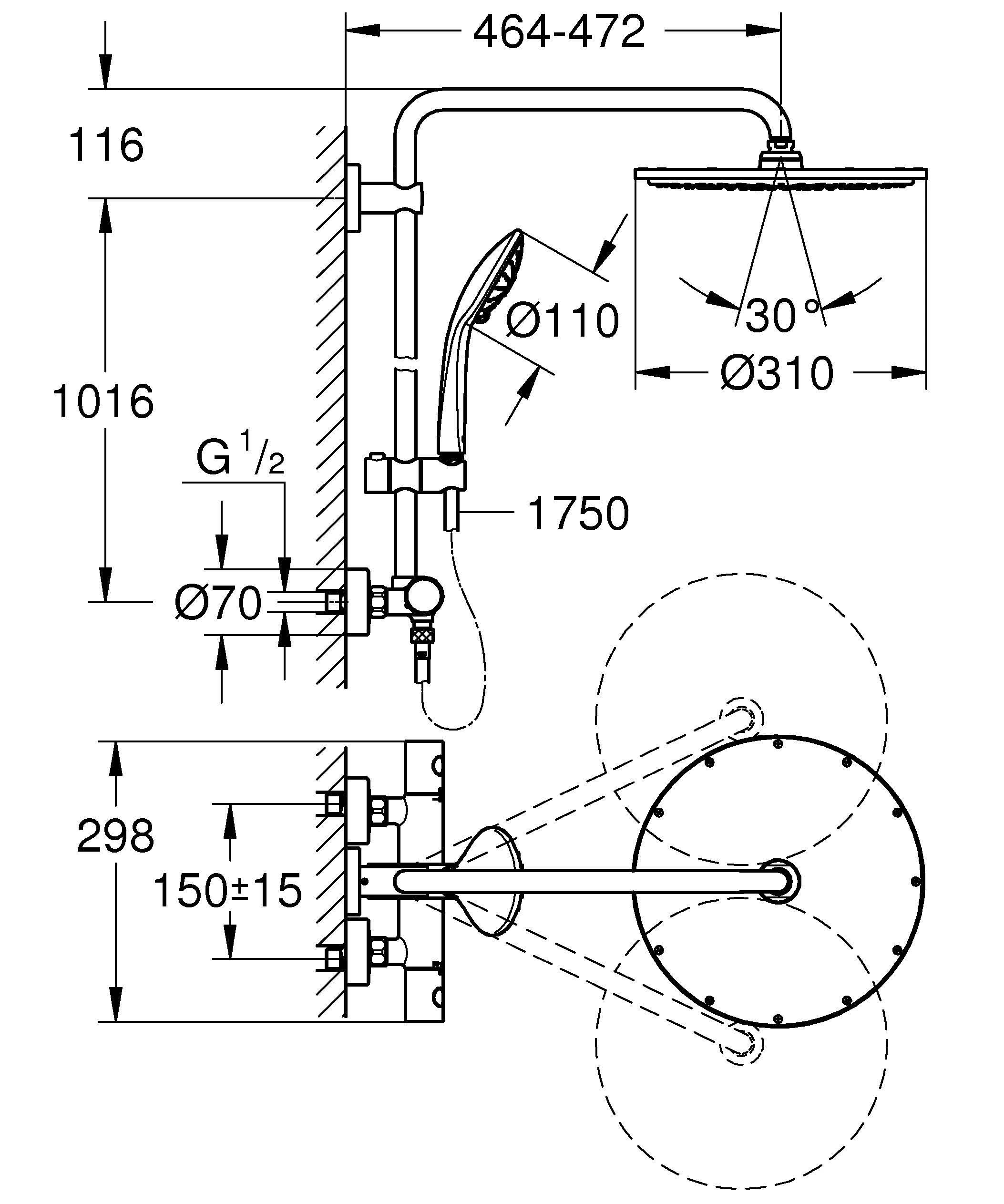 Grohe 26075000 in cool sunrise (gebürstet)