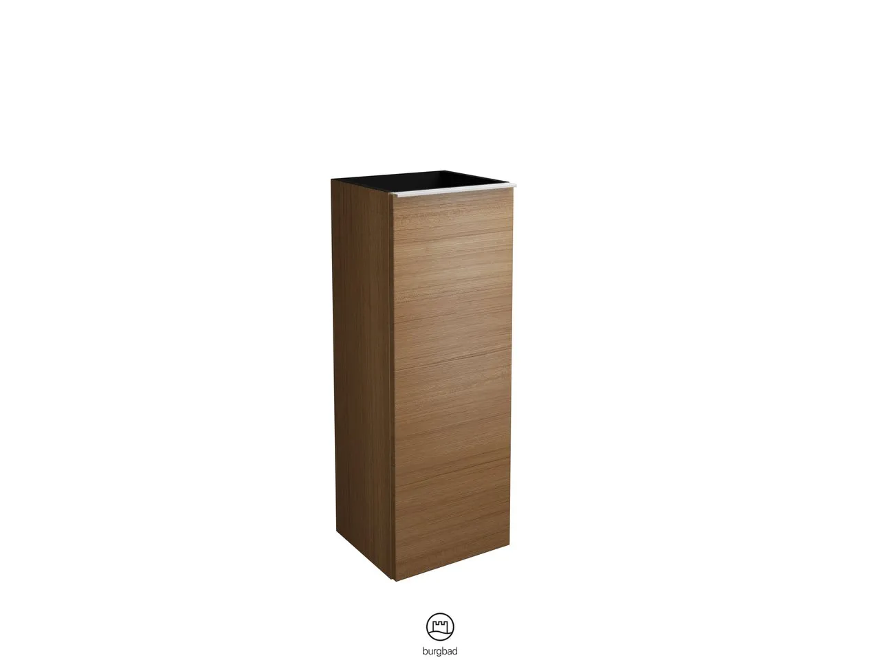 burgbad Hochschrank „Fiumo“ 390 × 960 × 360 mm in Weiß Matt