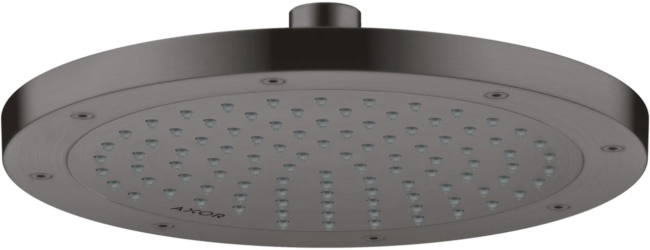 Hansgrohe AXOR ShowerSolutions Kopfbrause 245 1jet EcoSmart+ Brushed Black Chrome, 245 mm, verstellbarer Winkel, abnehmbar zur Reinigung Hansgrohe AXOR ShowerSolutions Kopfbrause 245 1jet EcoSmart+ Brushed Black Chrome, 245 mm, verstellbarer Winkel, abnehmbar zur Reinigung