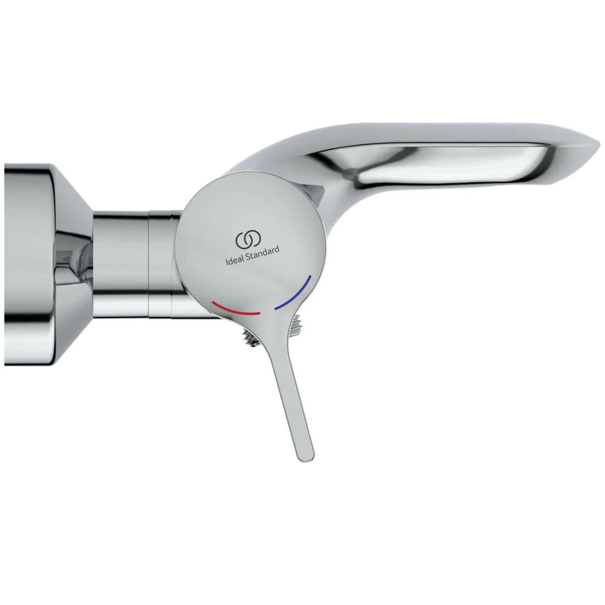 Badearmatur Aufputz Melange, Ausladung 168mm, Chrom Badearmatur Aufputz Melange, Ausladung 168mm, Chrom