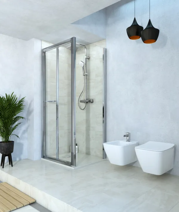 Bidetarmatur Edge, mit Ablaufgarnitur, Ausladung 115mm, Chrom Bidetarmatur Edge, mit Ablaufgarnitur, Ausladung 115mm, Chrom