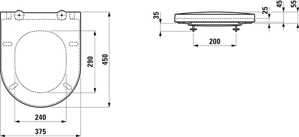 WC-Sitz+Deckel SONAR mit Absenkautomatik abnehmbar LCC Active weiß WC-Sitz+Deckel SONAR mit Absenkautomatik abnehmbar LCC Active weiß
