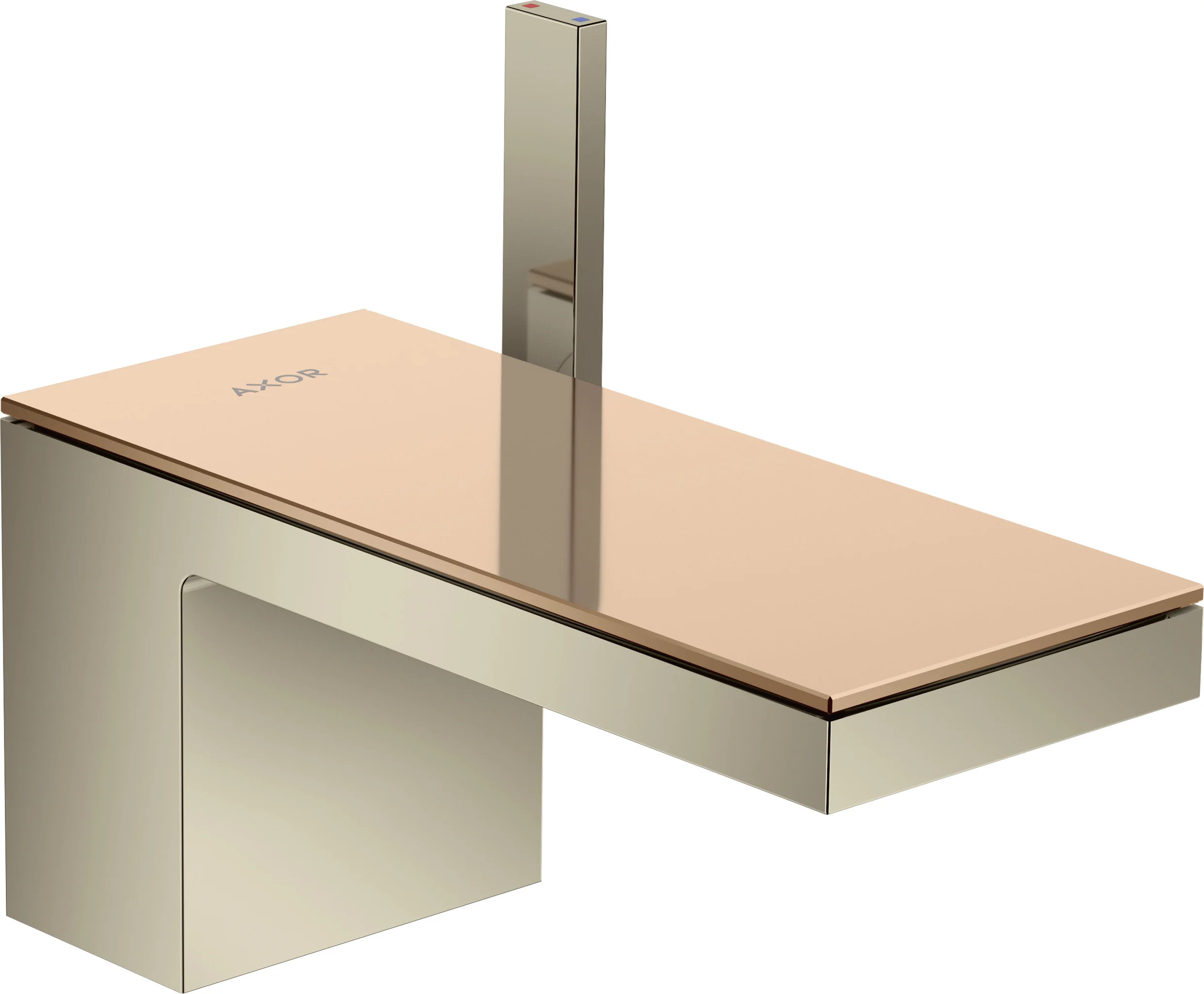 Hansgrohe AXOR MyEdition Platte 200 mm Metall Polished Red Gold abnehmbar