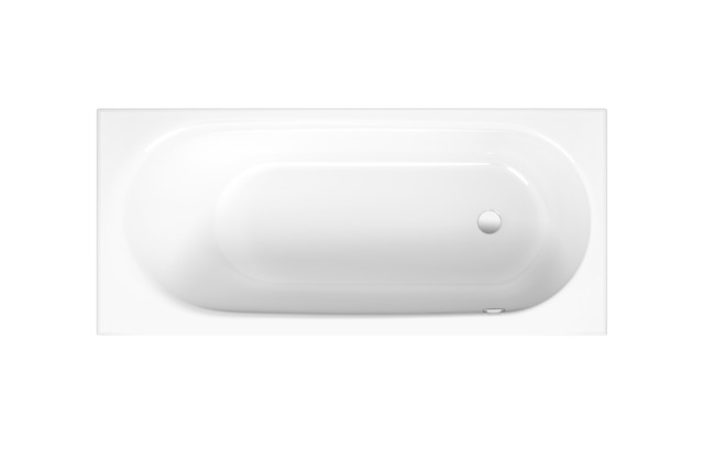 Bette Badewanne mit seitlichem Überlauf „BetteComodo“ rechteck 170 × 75 cm in Weiß, Farbe (Außenseite)#, mit seitlichem Überlauf