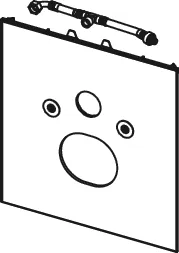 TECElux WC-Glasplatte für AquaClean Sela Glas weiß TECElux WC-Glasplatte für AquaClean Sela Glas weiß