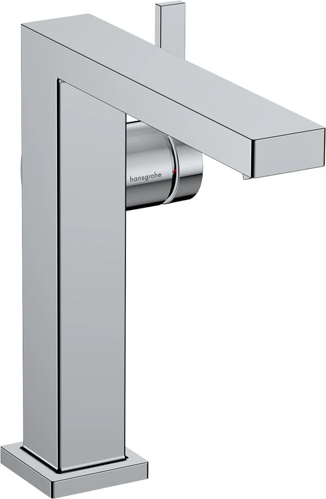 Hansgrohe Tecturis E Einhebel-Waschtischmischer 150 Fine CoolStart mit Push-Open Ablaufgarnitur, Chrom