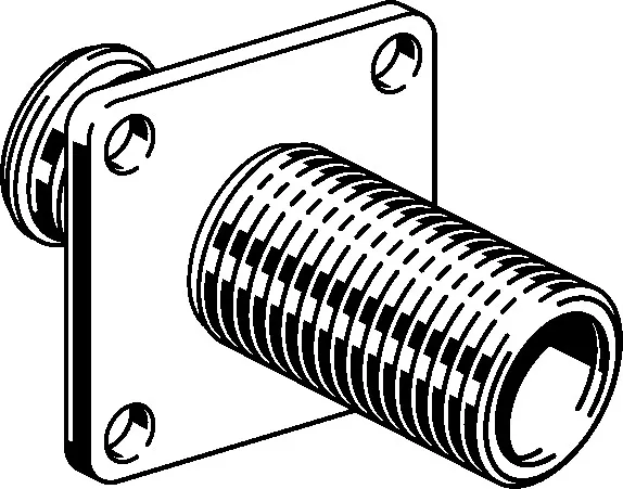 Viega „Raxofix“ Wanddurchführung 1/2″ × 3/4″ × 1/2″ × 47 mm