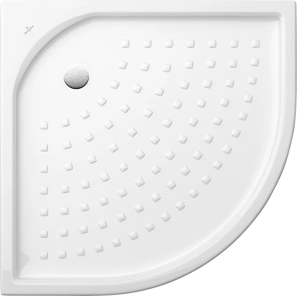 Villeroy & Boch O.novo Viertelkreis-Duschwanne 900x900x55mm Weiß Alpin