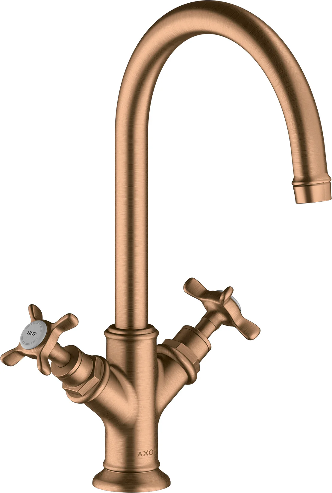 Hansgrohe AXOR Montreux 2-Griff Waschtischarmatur Brushed Bronze, ComfortZone 210, Ausladung 175 mm, Auslaufhöhe 211 mm Hansgrohe AXOR Montreux 2-Griff Waschtischarmatur Brushed Bronze, ComfortZone 210, Ausladung 175 mm, Auslaufhöhe 211 mm