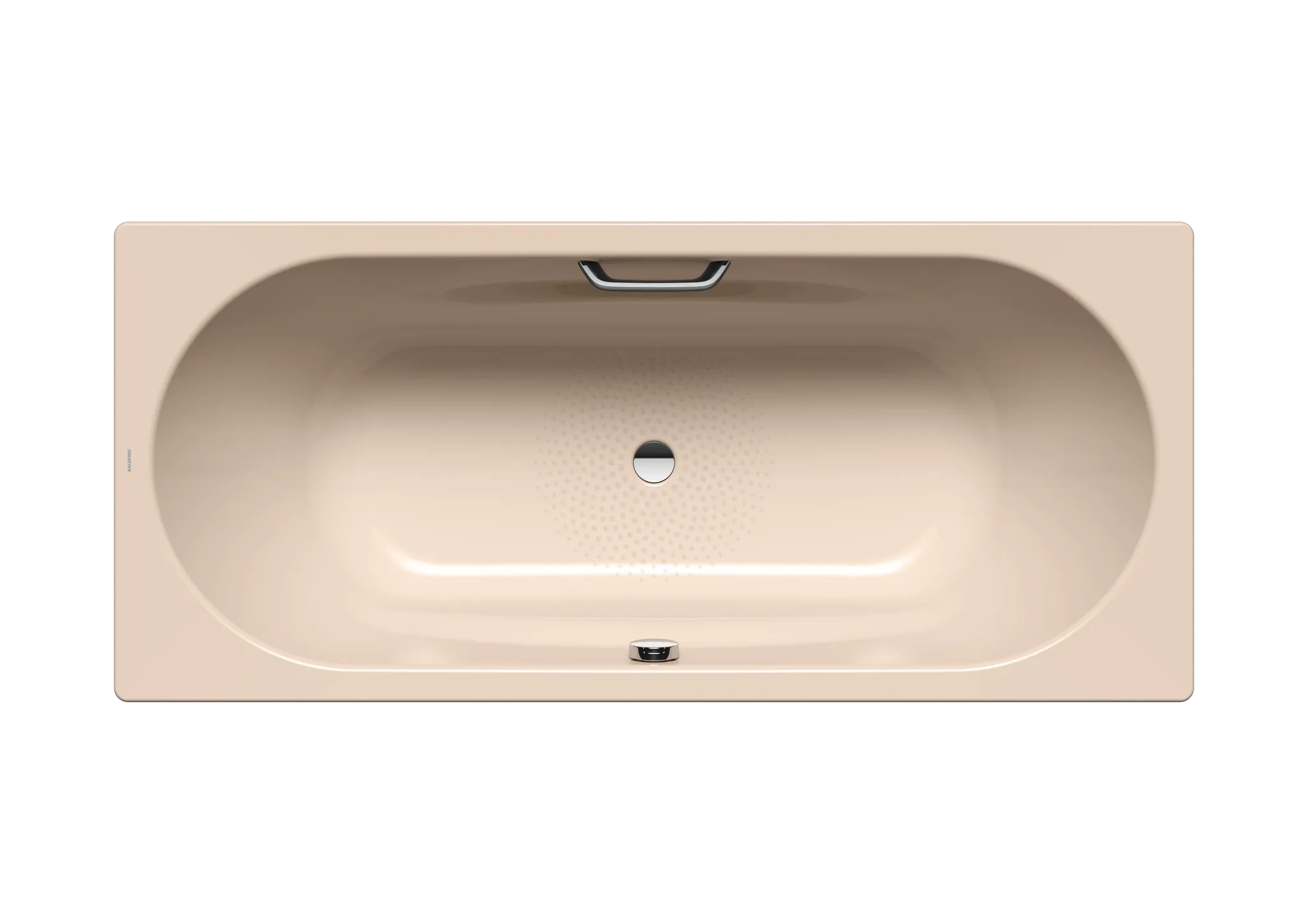 Kaldewei Badewanne „Vaio Duo“ rechteck 180 × 80 cm, mit Grifflochbohrungen in bahamabeige