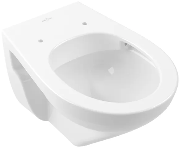 Tiefspül-WC spülrandlos O.novo 7682R0, 360 x 540 x 356 mm, Oval, Abgang waagerecht, Weiß Alpin