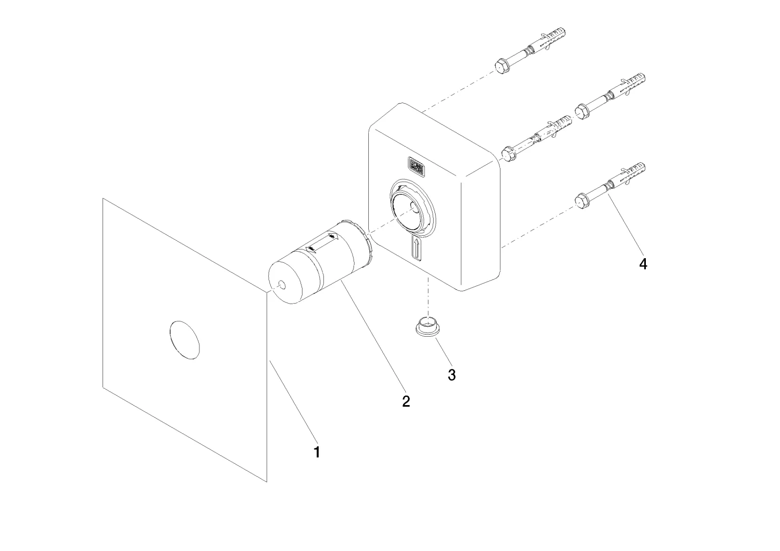 Unterputz-Wandwinkel SERIENNEUTRAL 35087970 Unterputz-Wandwinkel SERIENNEUTRAL 35087970