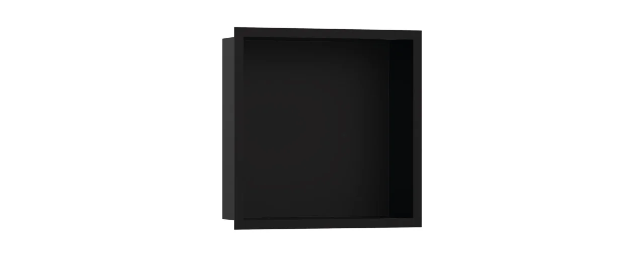 Hansgrohe XtraStoris Individual Wandnische Mattschwarz 300x300x100 mm