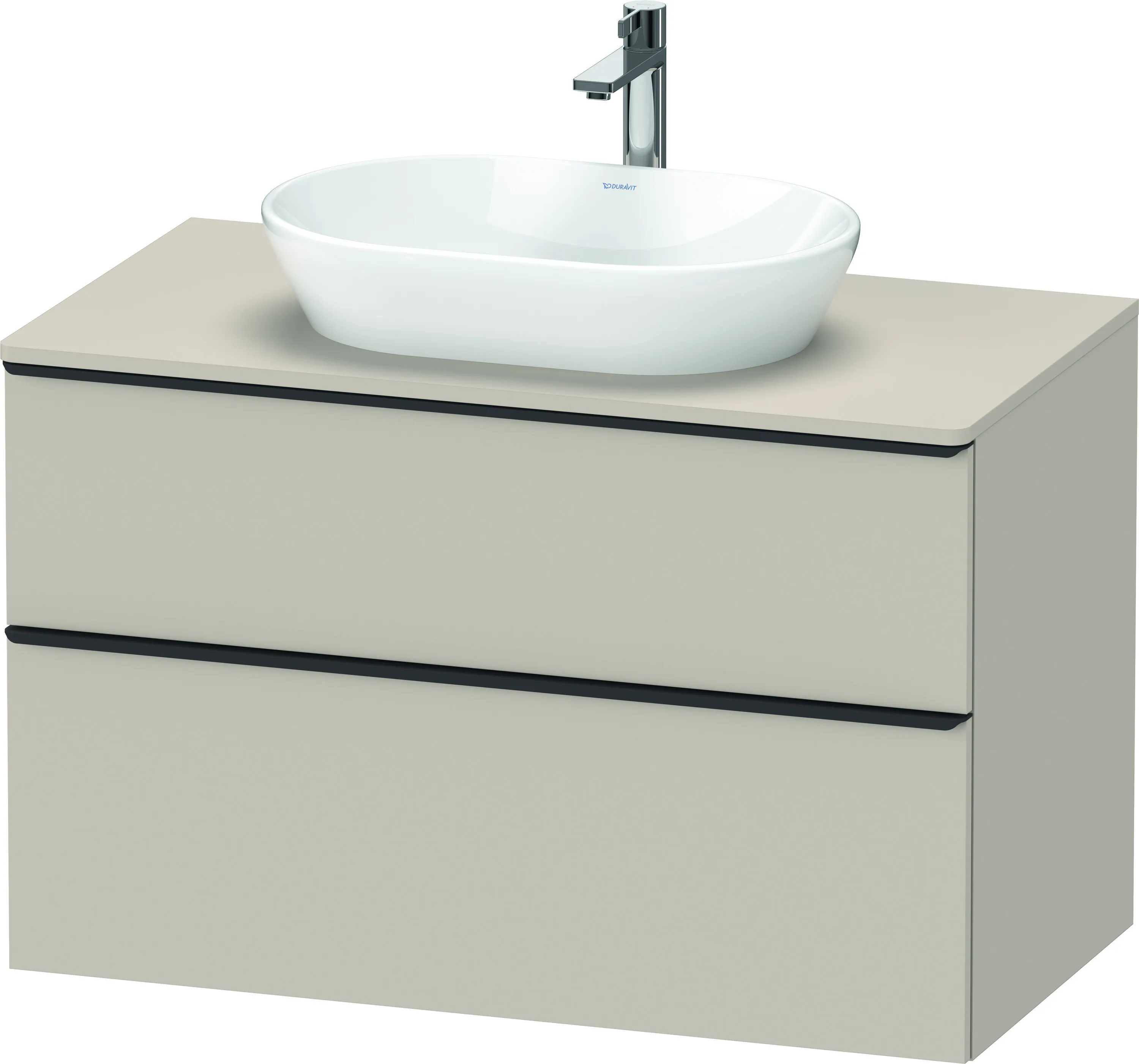 Duravit Waschtischunterschrank wandhängend „D-Neo“ 100 × 66,4 × 55 cm Taupe Matt Duravit Waschtischunterschrank wandhängend „D-Neo“ 100 × 66,4 × 55 cm Taupe Matt