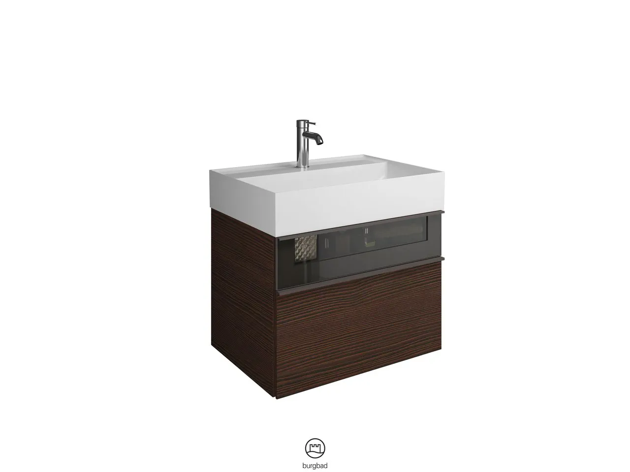 burgbad Badmöbelset „Yumo“ in Tectona Dekor Zimt burgbad Badmöbelset „Yumo“ in Tectona Dekor Zimt