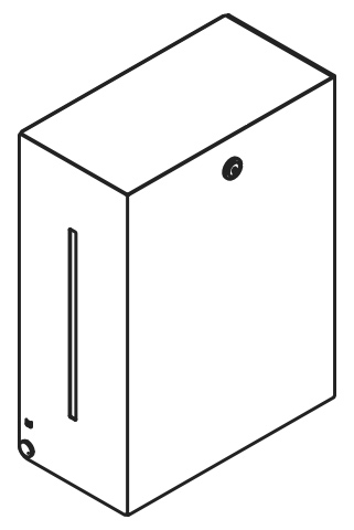 HEWI Papierhandtuchspender pulverbeschichtet „System 900“ 26 × 14 × 35 cm