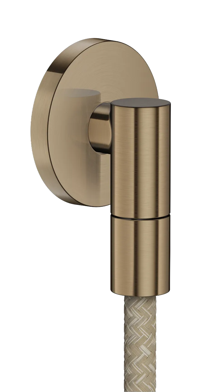 Dusche-Anschlussstück „Axor Wall outlet“ in Brushed Bronze Dusche-Anschlussstück „Axor Wall outlet“ in Brushed Bronze