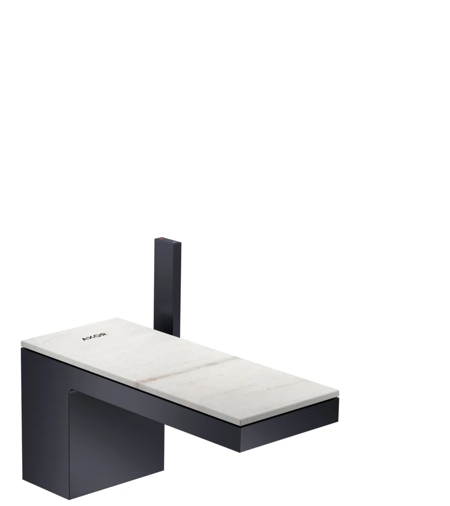 Hansgrohe AXOR MyEdition Platte 200 mm Marmor Lasa Covelano Vena Oro abnehmbar