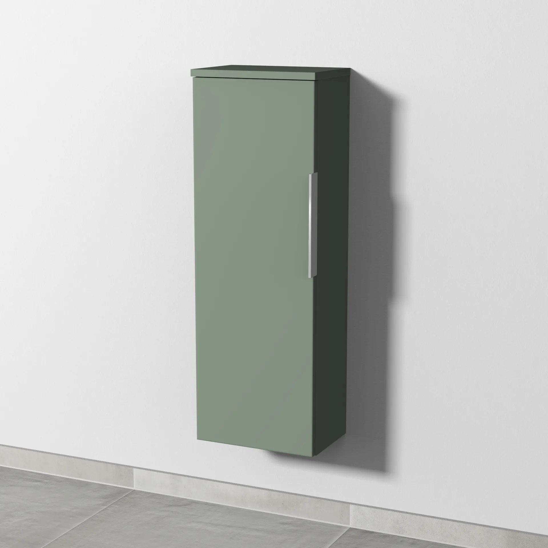 Sanipa Mittelschrank „3way“ 300 × 850 × 199 mm Anschlag links, in Soft-Green, Anschlag links