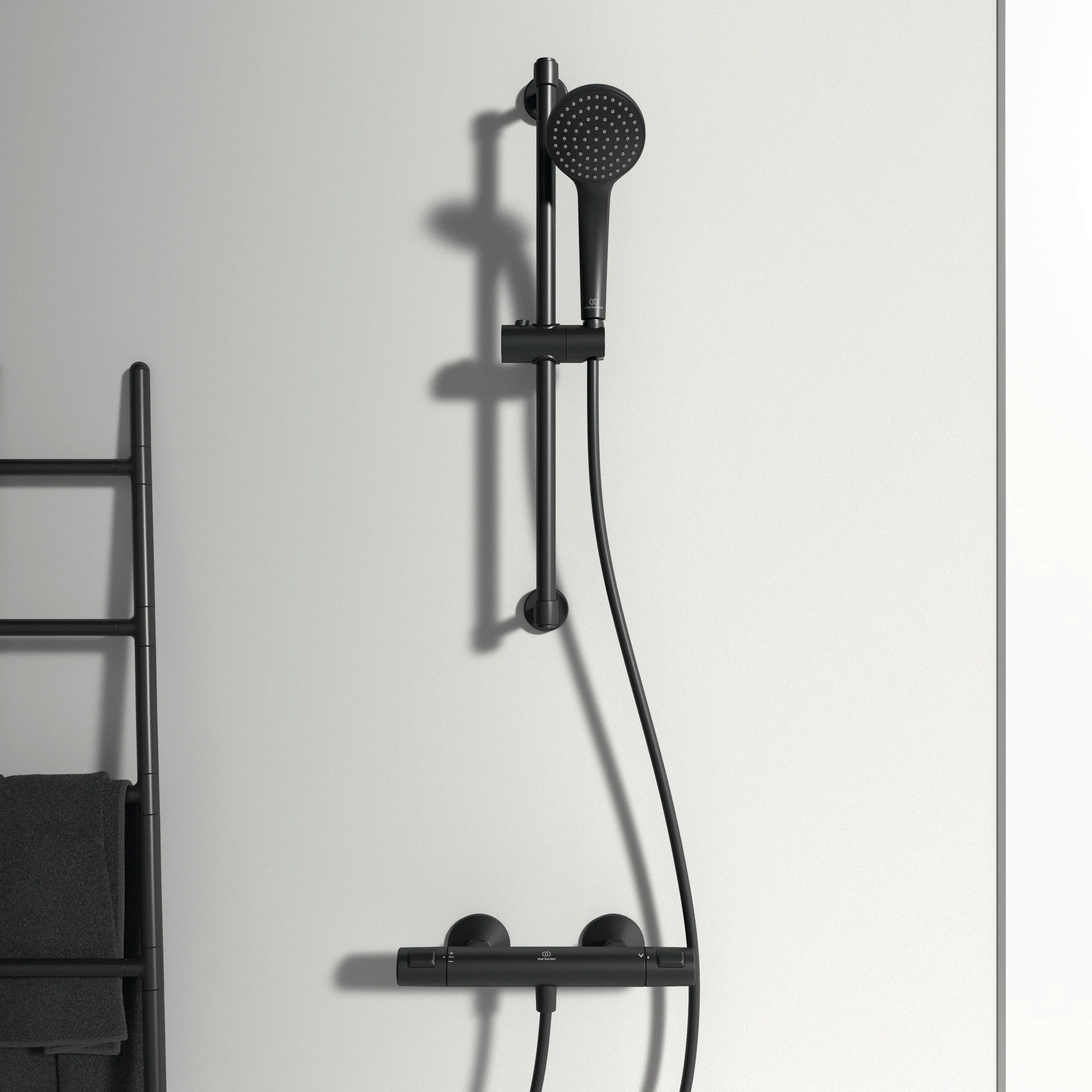 Ideal Standard IdealRain BD142XG 600mm 1-Funktion-Handbrause Silk Black Ideal Standard IdealRain BD142XG 600mm 1-Funktion-Handbrause Silk Black
