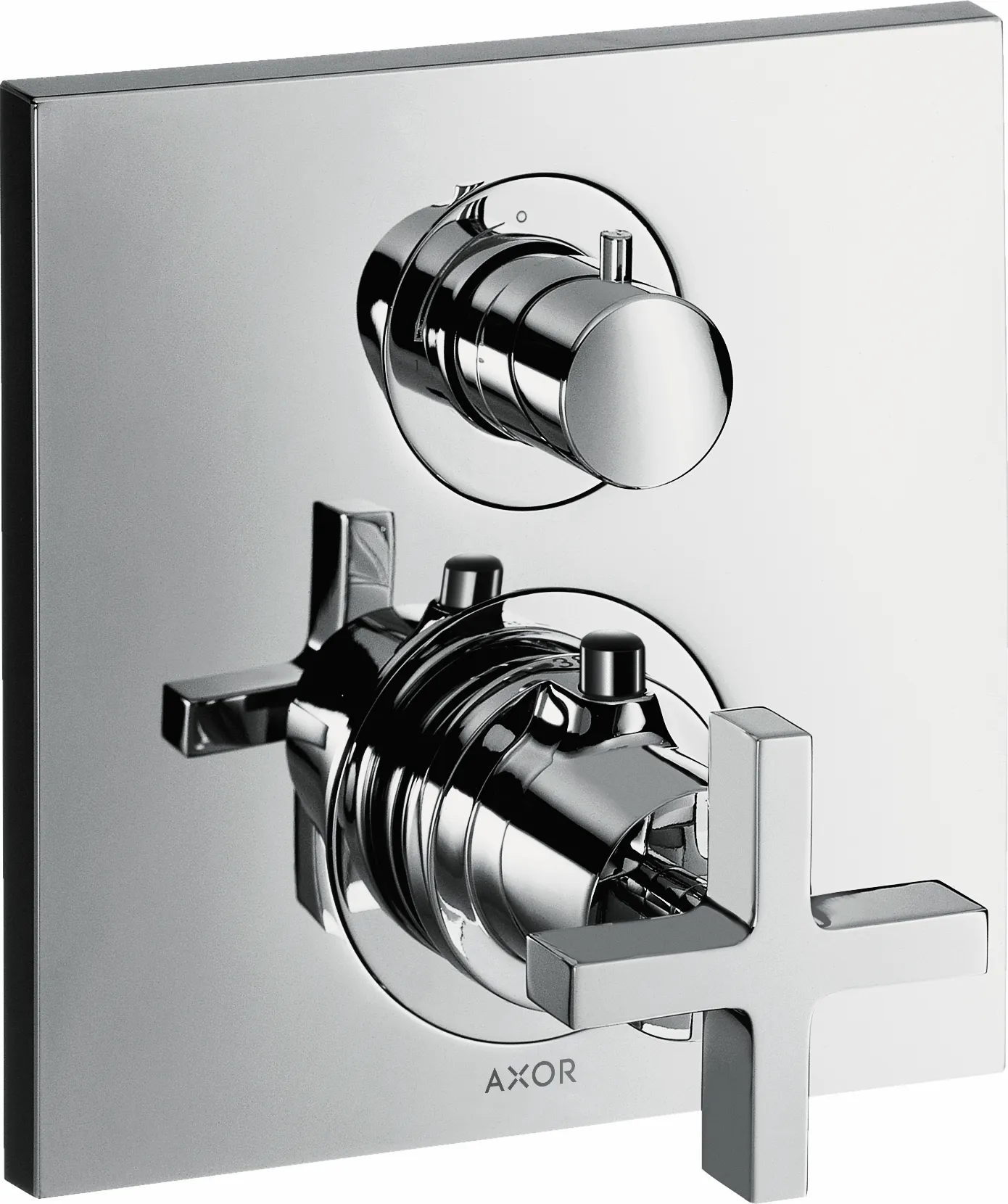 Thermostat Unterputz Axor Citterio F-Set m.Absperrventil/Kreuzgriff chrom