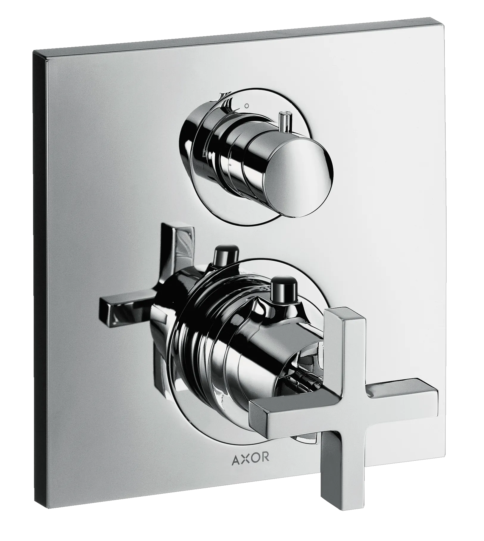Hansgrohe AXOR Citterio Thermostat Unterputz mit Absperrventil und Kreuzgriff, Chrom Hansgrohe AXOR Citterio Thermostat Unterputz mit Absperrventil und Kreuzgriff, Chrom