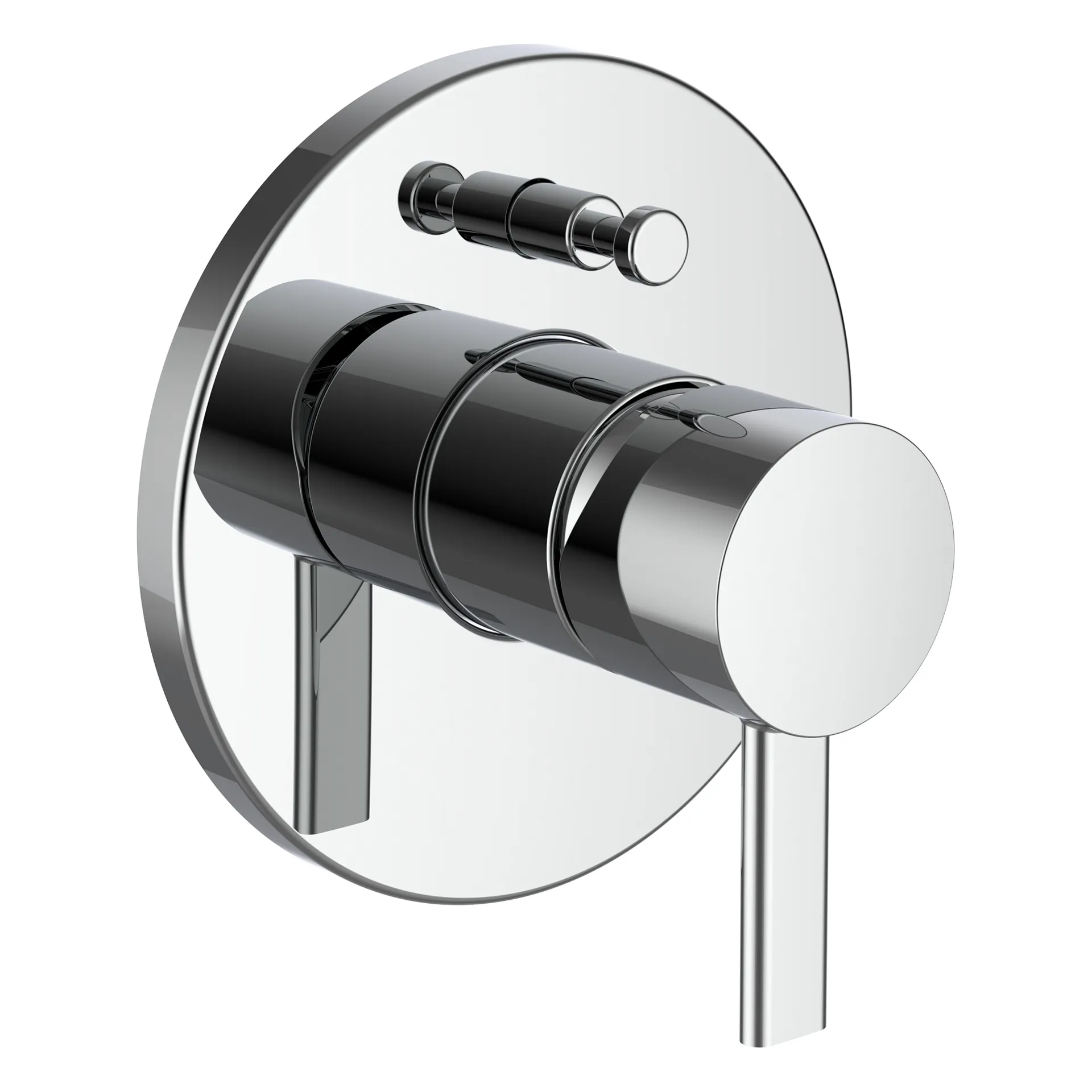 Einhebel-Brausemischer Unterputz MEDA für SIMIBOX Standard oder SIMIBOX Light, 2 Mischwasserabgänge, chrom