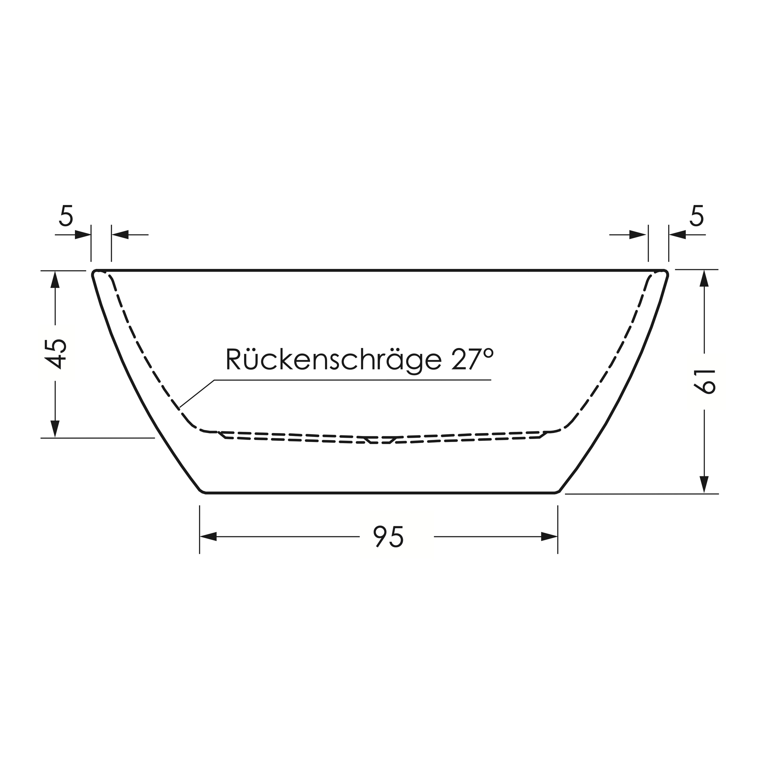 repaBAD Badewanne „Livorno Oval“ freistehend oval 155 × 75 cm, Mittelablauf in Weiß