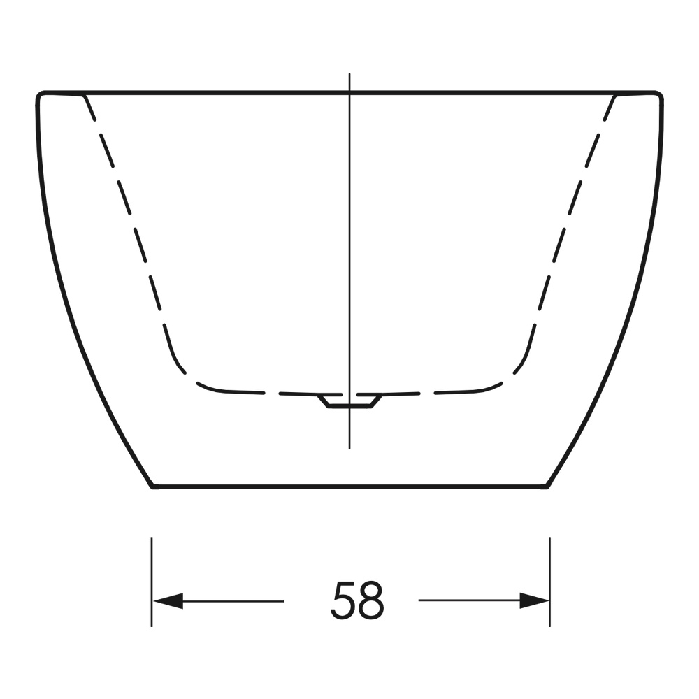 repaBAD Badewanne „Ferrara F“ freistehend oval 1900 × 950 mm, Mittelablauf in Weiß Matt repaBAD Badewanne „Ferrara F“ freistehend oval 1900 × 950 mm, Mittelablauf in Weiß Matt